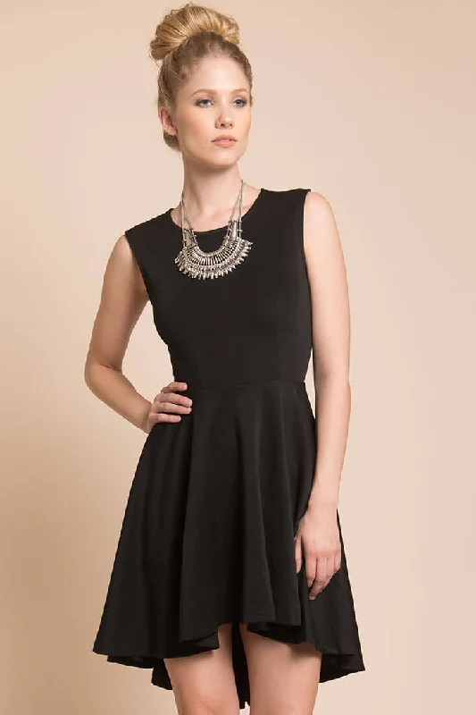 Maya Closed Back Dress Black