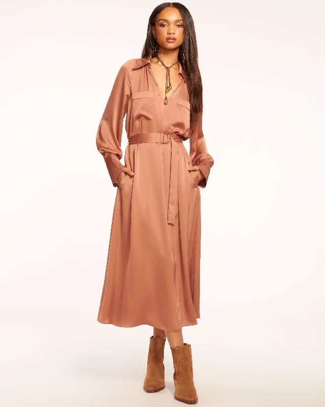 Cecilia Belted Midi Dress