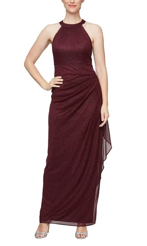 Alex Evenings 8133106 - Sleeveless Halter Evening Dress