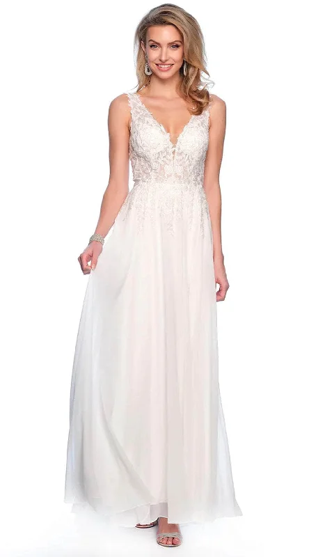 Dave & Johnny Bridal 11952 - Lace Embroidered Bridal Gown