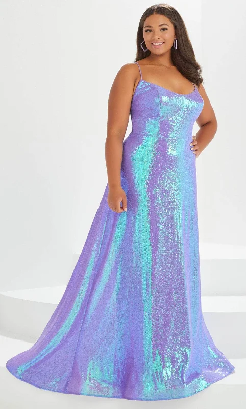 Tiffany Designs by Christina Wu 16043 - Sequined A-Line Prom Gown