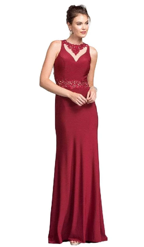 Trevi Collection - Sleeveless Embellished Prom Dress L1986